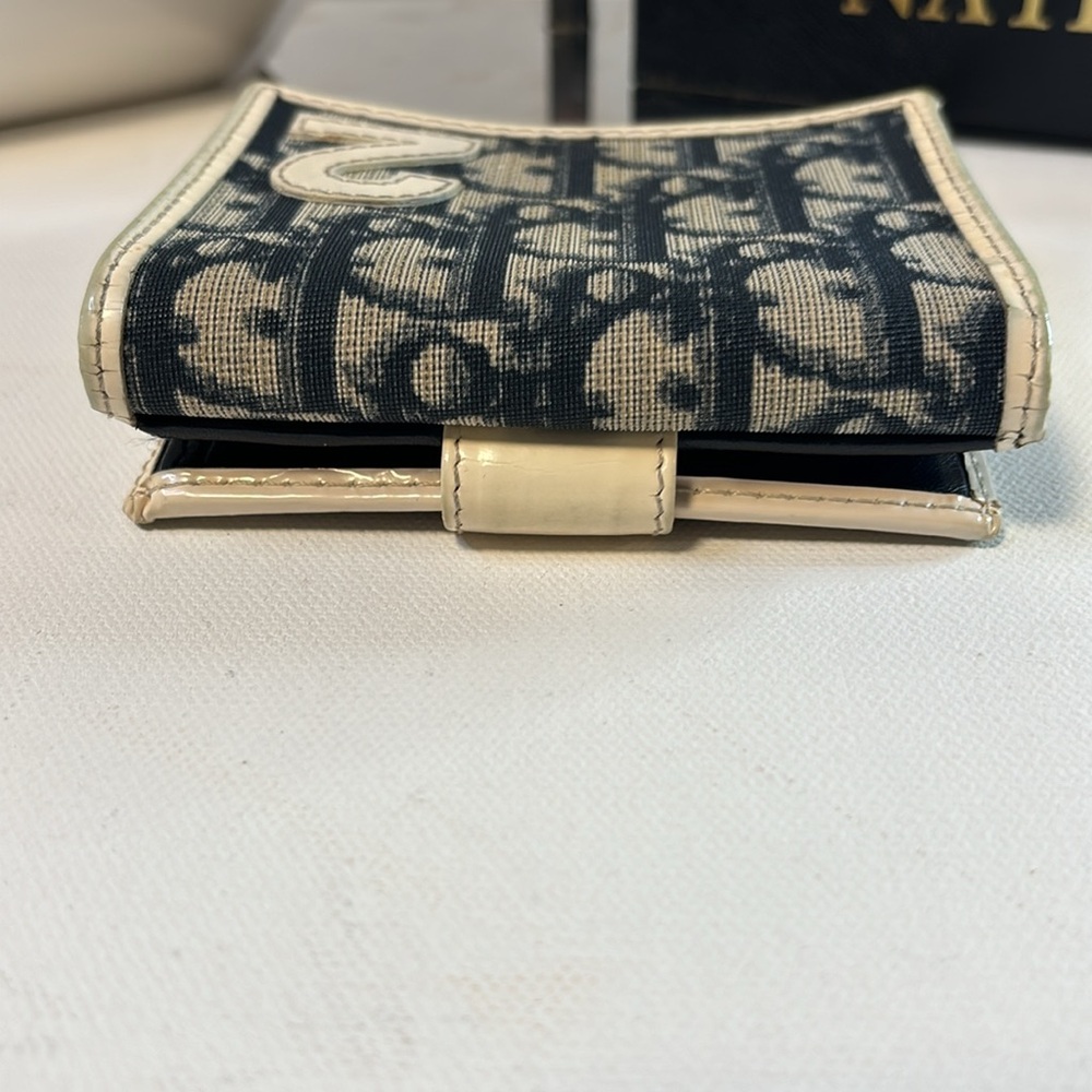 Dior Compact Wallet - Blue & Wht includes authenticity card. - Picture 6 of 16